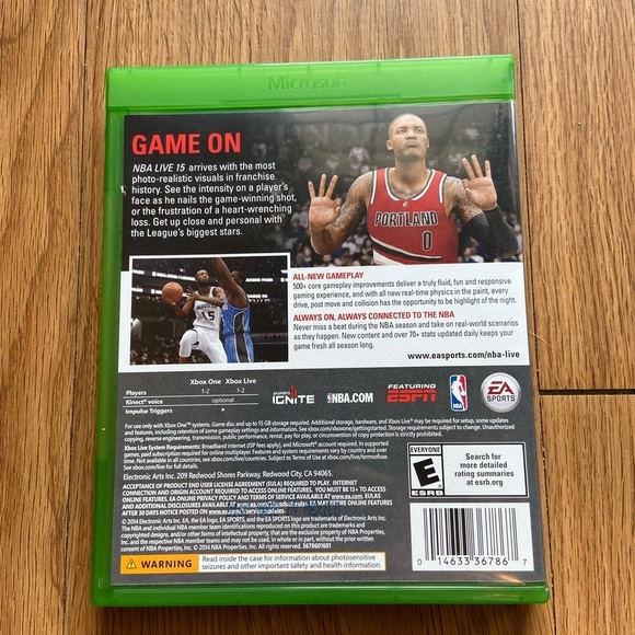 BUNDLE!! | XBOX ONE NBA LIVE 15 - Picture 2 of 4